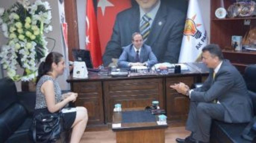 İsvi&ccedil;re B&uuml;y&uuml;kel&ccedil;i M&uuml;steşarı&rsquo;ndan Ak Parti&rsquo;ye Ziyaret