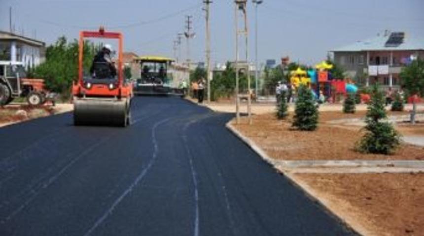 Afşin'de Asfalt &Ccedil;alışması