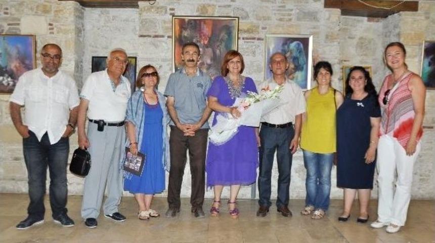 Kuşadası&rsquo;nda &ldquo;aştır Yaşatan&rdquo; Resim Sergisi