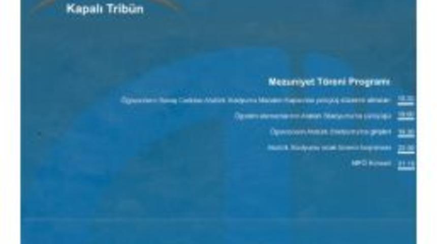 A&uuml;, Mezunlarını Mf&ouml; İle Uğurlayacak