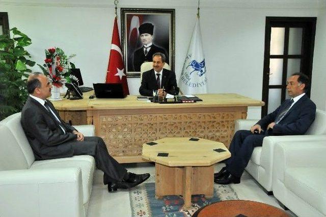 Vali Erol&rsquo;dan Başkan Akkaya&rsquo;ya Ziyaret 2