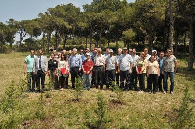 Soma'da Ölen Madenciler İçin Fidan Diktiler