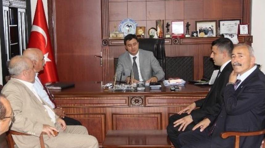 Mhp Alaplı İl&ccedil;e Teşkilatı&rsquo;dan Kaymakam Malğa&ccedil;&rsquo;a Ziyaret