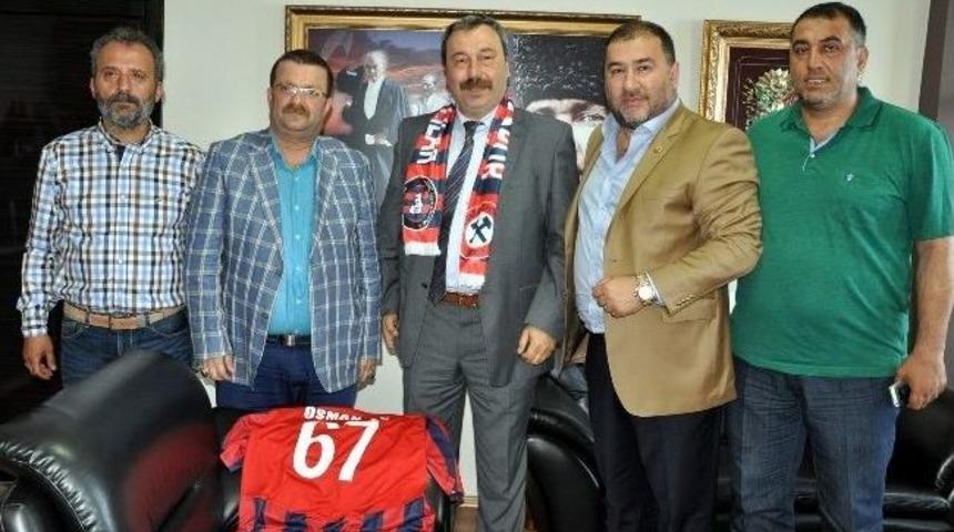 K&ouml;m&uuml;rspor&rsquo;dan, Emniyet M&uuml;d&uuml;r&uuml; Ak&rsquo;a Ziyaret