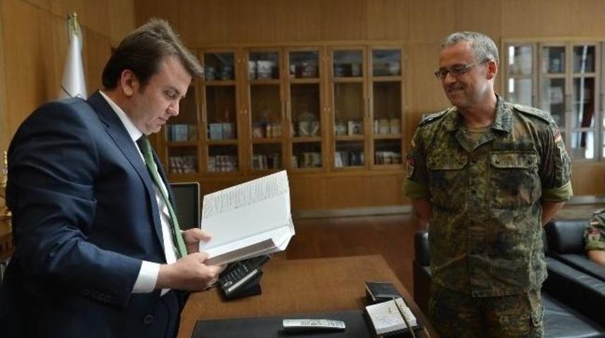 Patriot Komutanı Drexler&rsquo;den Başkan Erko&ccedil;&rsquo;a Ziyaret