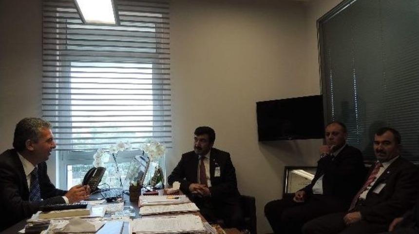 &Ccedil;orum Ticaret Borsası&rsquo;ndan Milletvekili K&ouml;se&rsquo;ye Ziyaret