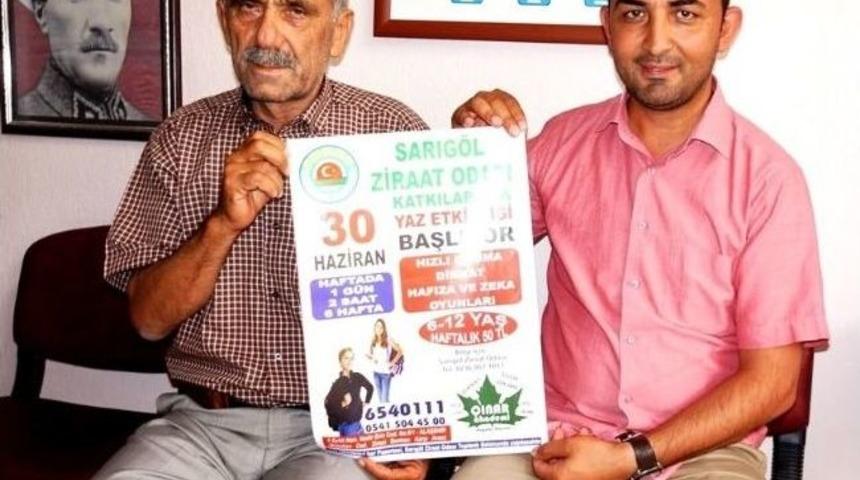 Sarıg&ouml;l Ziraat Odası&rsquo;ndan &Ouml;ğrencilere Yaz Kursları