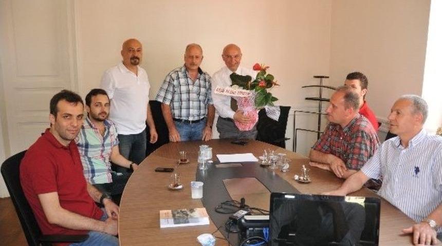 Tekirdağ Atlas Pasajı Esnafından Başkan Eşkinat&rsquo;a Ziyaret