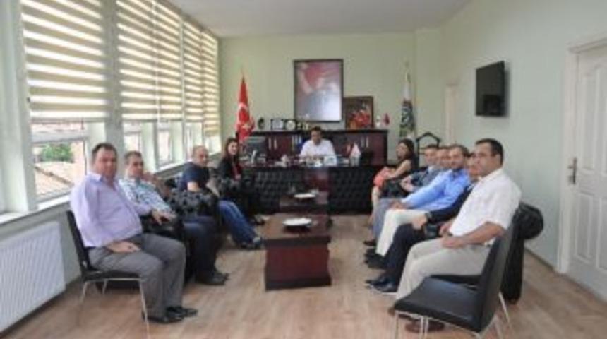 Tobb Tekirdağ İl Gen&ccedil; Girişimciler Kurulu &Uuml;yelerinden Malkara Belediye Başkanı Ulaş Yurdakul'a Ziyaret