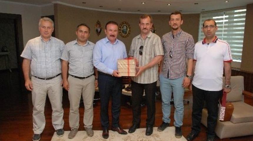 Eğitimcilerden Başkan Doğan&rsquo;a Ziyaret