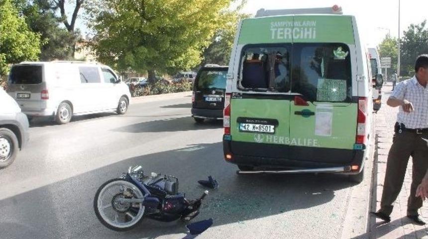 Konya'da Trafik Kazası: 1 Yaralı