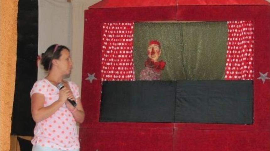 Milas Belediyesi Kukla At&ouml;lyesi'nden Hisarcık&rsquo;ta G&ouml;steri