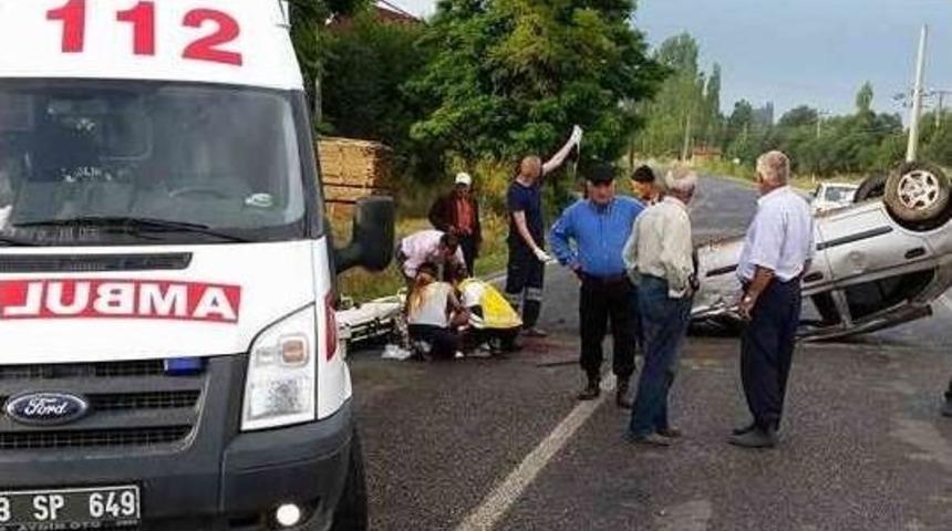Simav&rsquo;da Trafik Kazası: 2 Yaralı