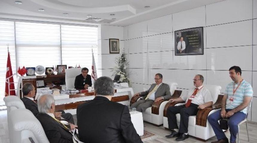 T&uuml;rkiye Gazeteciler Federasyonu Başkanı Sertel&rsquo;den Şekerdağ&rsquo;a Ziyaret