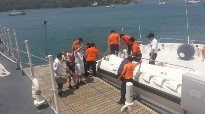 Alman Turistin İmdadına Sahil G&uuml;venlik Yetişti