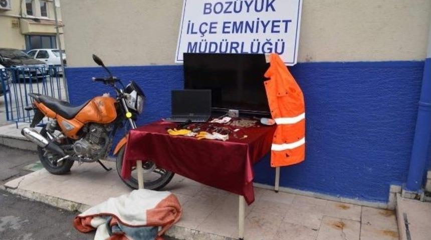Boz&uuml;y&uuml;k'te Hırsızlık Ş&uuml;phelileri Yakalandı