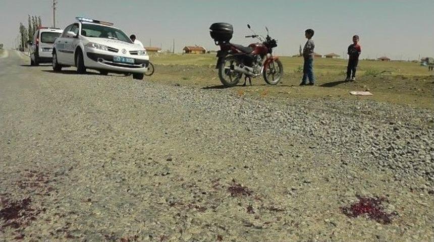 Kulu&rsquo;da Motosiklet Kazası: 1 Yaralı