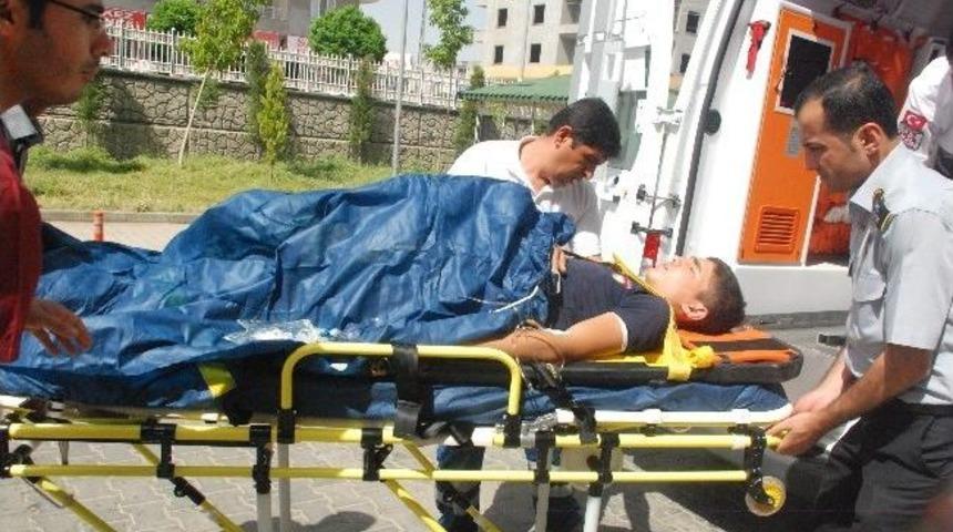 Forkliftin Altında Kalan Şahsın Ayağı Koptu