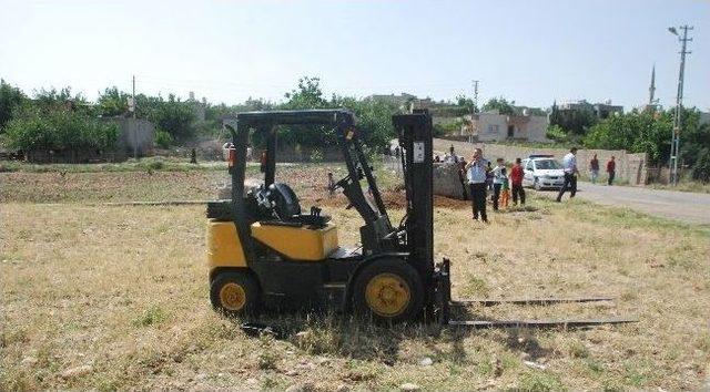 Forkliftin Altında Kalan Şahsın Ayağı Koptu