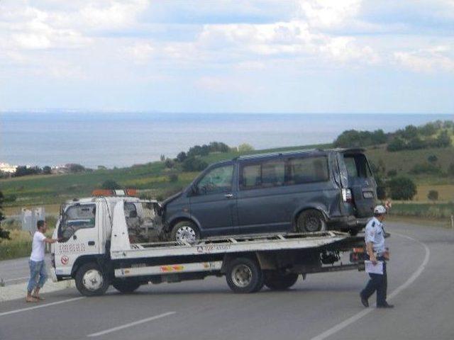 Tekirdağ’da Trafik Kazası: 5 Yaralı