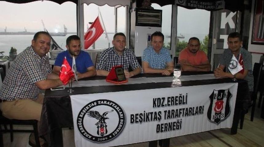 Ereğli Bjk Taraftarları Derneği&rsquo;ne, Yılın Derneği &Ouml;d&uuml;l&uuml;
