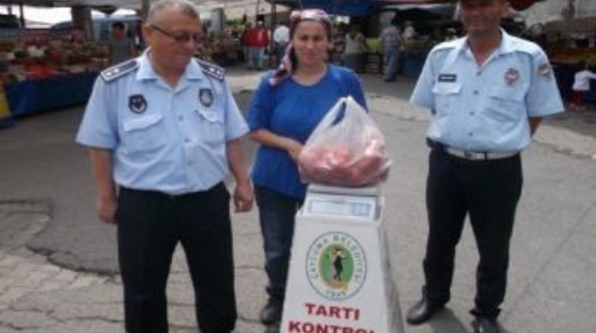 Zabıta&rsquo;dan Tartı Ve Etiket Kontrol&uuml;