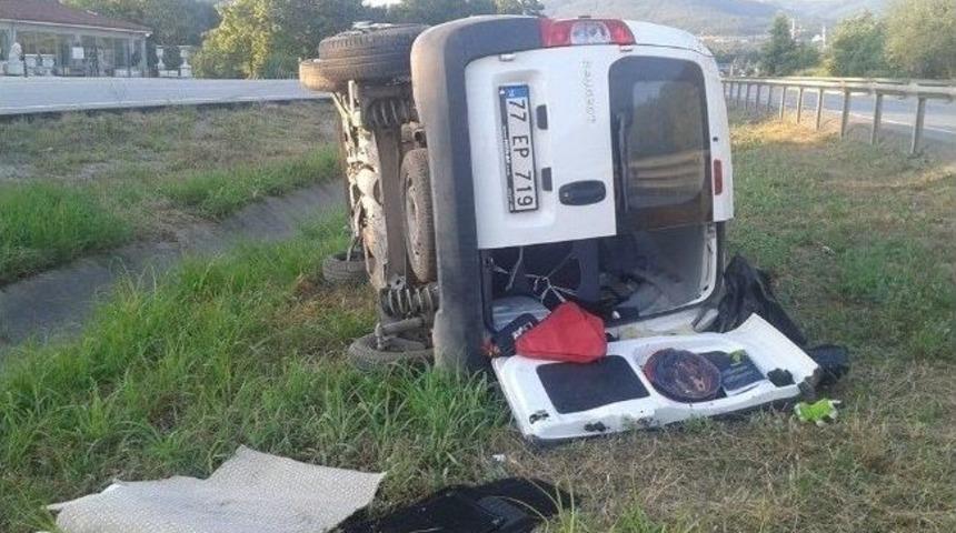 Yalova'da Trafik Kazası:1 Yaralı