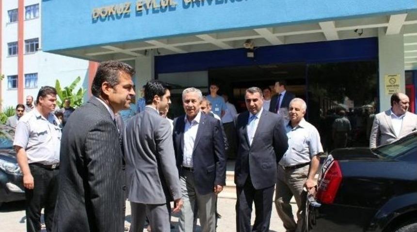 B&uuml;lent Arın&ccedil;&rsquo;tan Ağabeyine Hasta Ziyareti