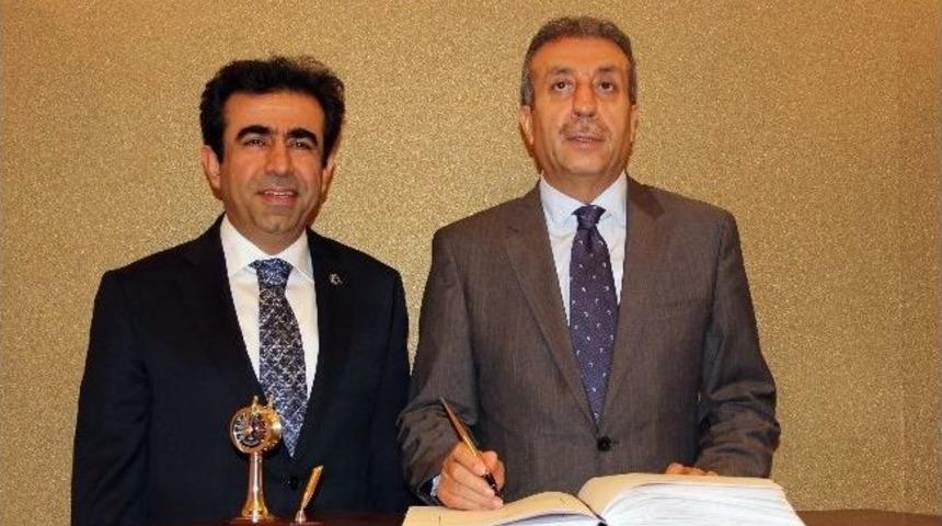 Bakan Eker, Vali G&uuml;zeloğlu&rsquo;nu Ziyaret Etti