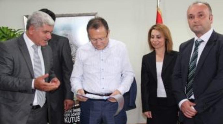 Elektrik&ccedil;iler Odası'ndan Başkan Uğur'a Ziyaret