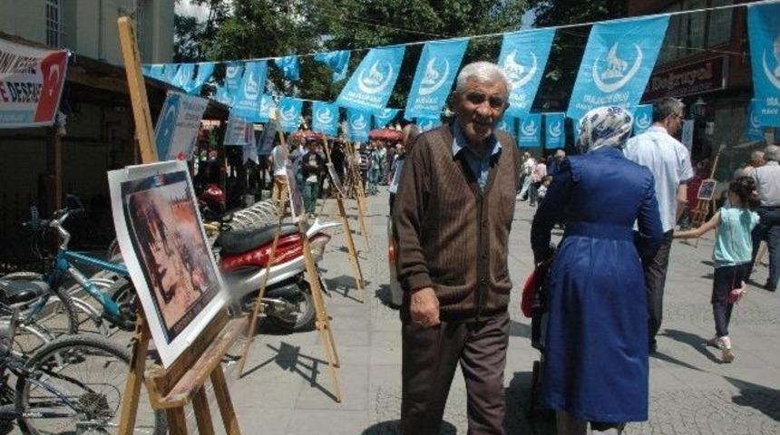 &Uuml;lk&uuml;c&uuml;lerden T&uuml;kmeneli Katliam Konulu Fotoğraf Sergisi