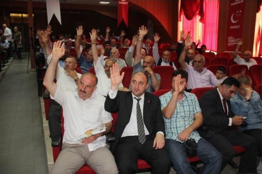 Saadet Partisi Samsun İl Kongresi&rsquo;nde Gerginlik