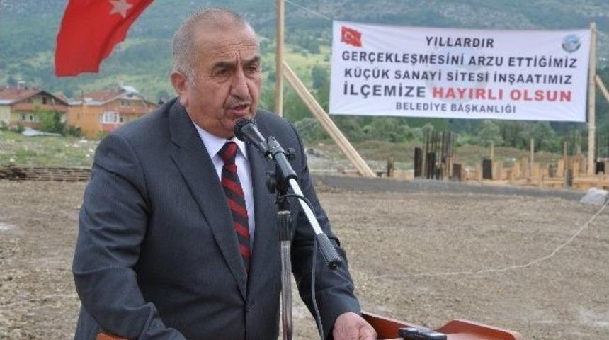 Pınarbaşı K&uuml;&ccedil;&uuml;k Sanayi Sitesi İnşaatı Temeli Atıldı