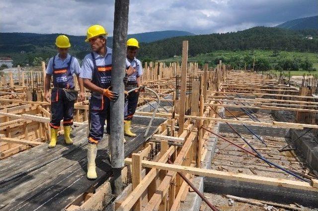 Pınarbaşı Küçük Sanayi Sitesi İnşaatı Temeli Atıldı