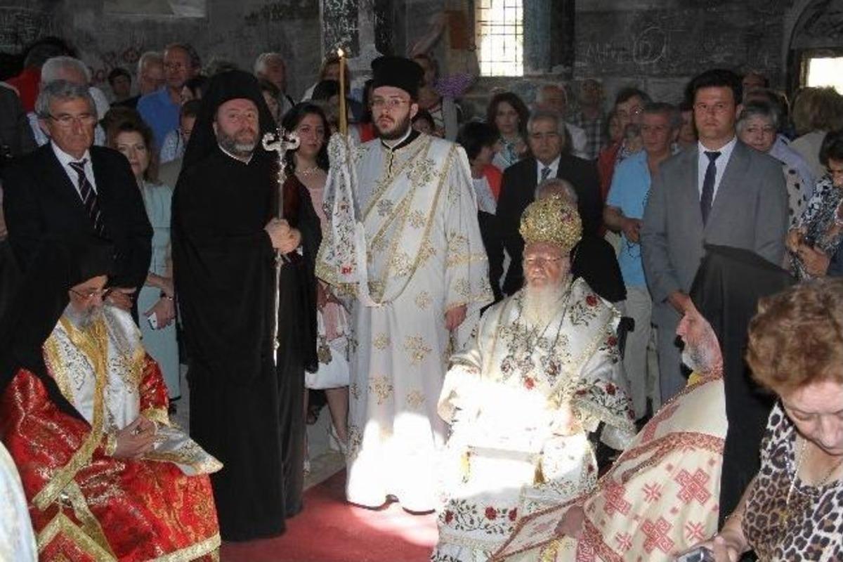 Fener Rum Patriği Bartholomeos Kapadokya'da Pazar Ayinini Y&ouml;netti