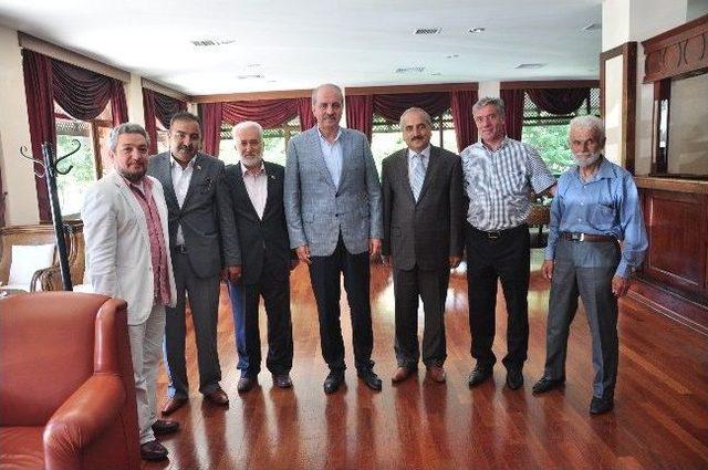 Başkan Şahin, Numan Kurtulmuş u Ziyaret Etti 1