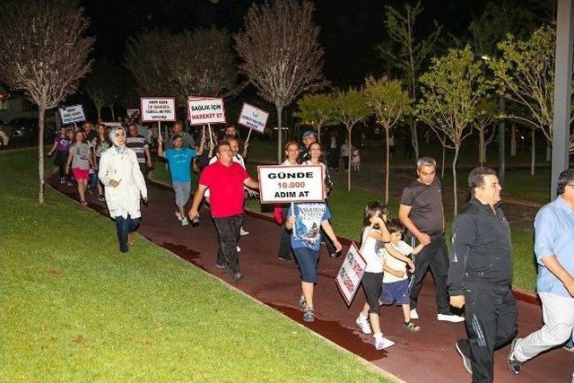 Gaziantepliler Anneler Parkı’nda Sağlıklı Yaşam İçin Yürüdü