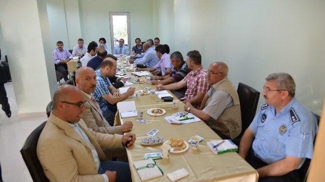 Melikgazi'de Bölge Mahalle Muhtarları Toplantıları Sürüyor