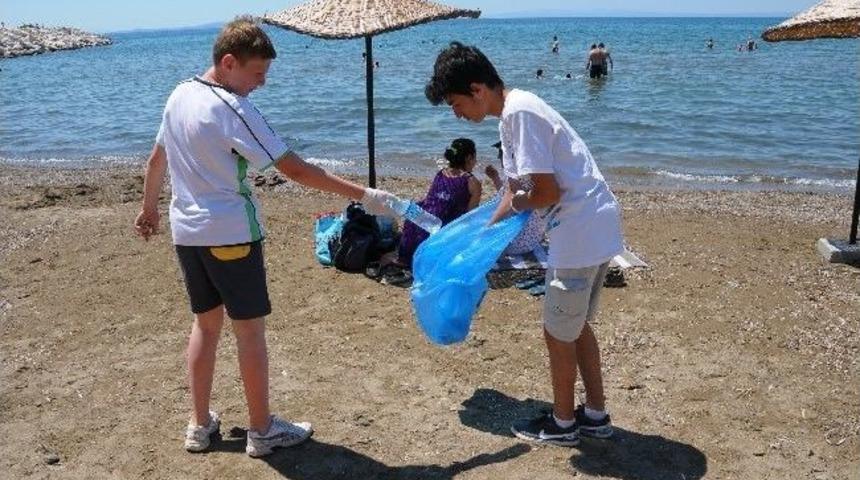 İzcilerden &Ccedil;evre Temizliği