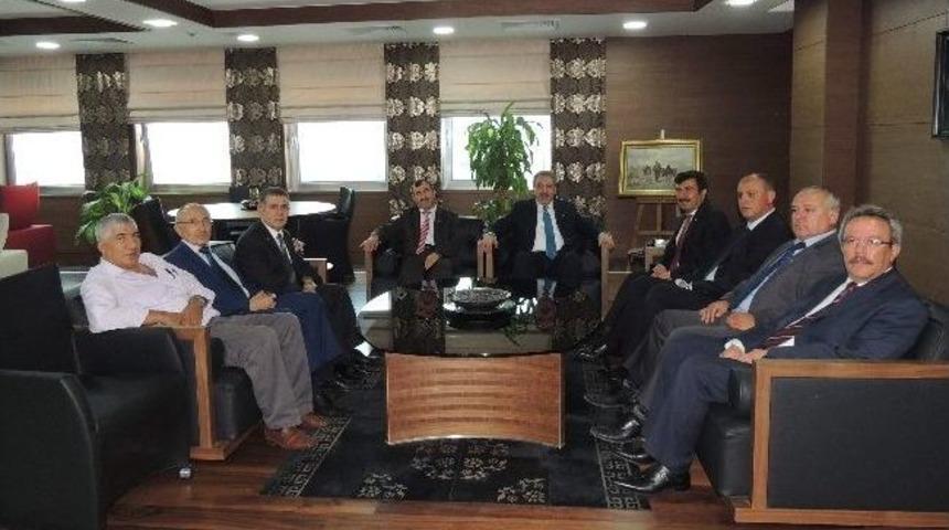 &Ccedil;orum Ticaret Borsası&rsquo;ndan Atb&rsquo;ye Ziyaret