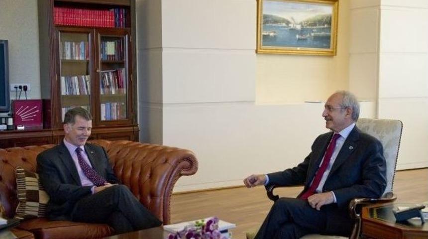 İngiltere B&uuml;y&uuml;kel&ccedil;isi Moore, Kılı&ccedil;daroğlu'nu Ziyaret Etti