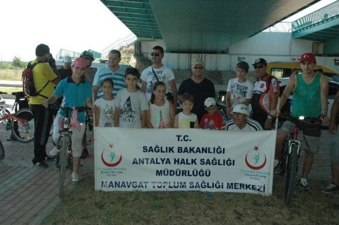 Manavgat'ta Sağlık İ&ccedil;in Pedal &Ccedil;evrildi
