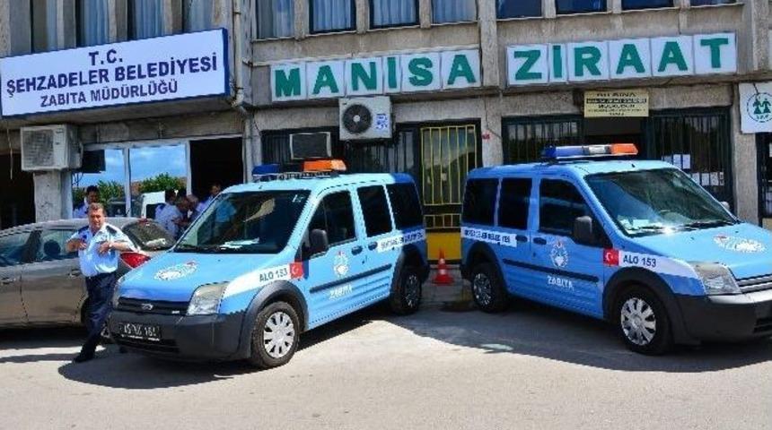 Şehzadeler Belediyesi Zabıta Ara&ccedil;ları Hizmete Başladı