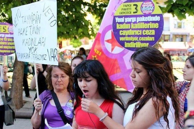 Kadınların Yeni Yargı Paketi Tepkisi 1