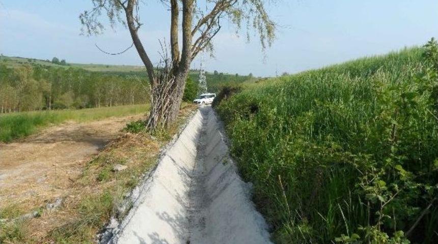 Kandıra&rsquo;da 2 Bin 750 D&ouml;n&uuml;m Alana Sulama Kanalı