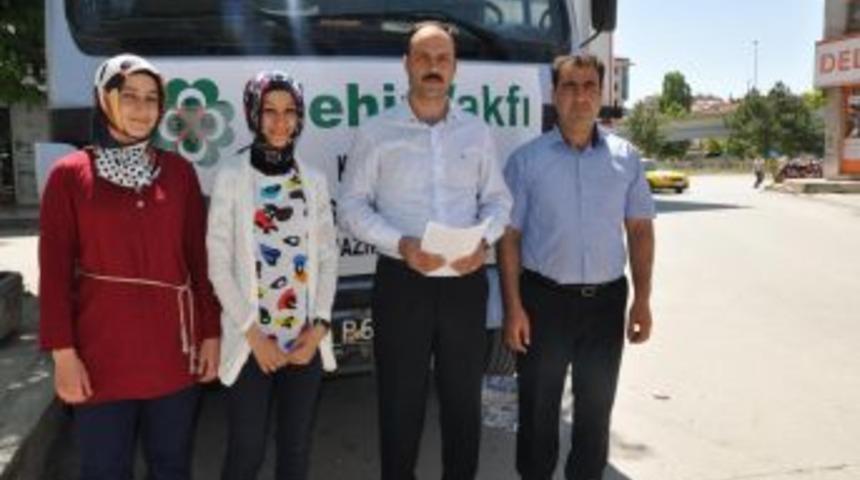 Mehir Vakfı'ndan Ilgın Il&ccedil;esine Yardım