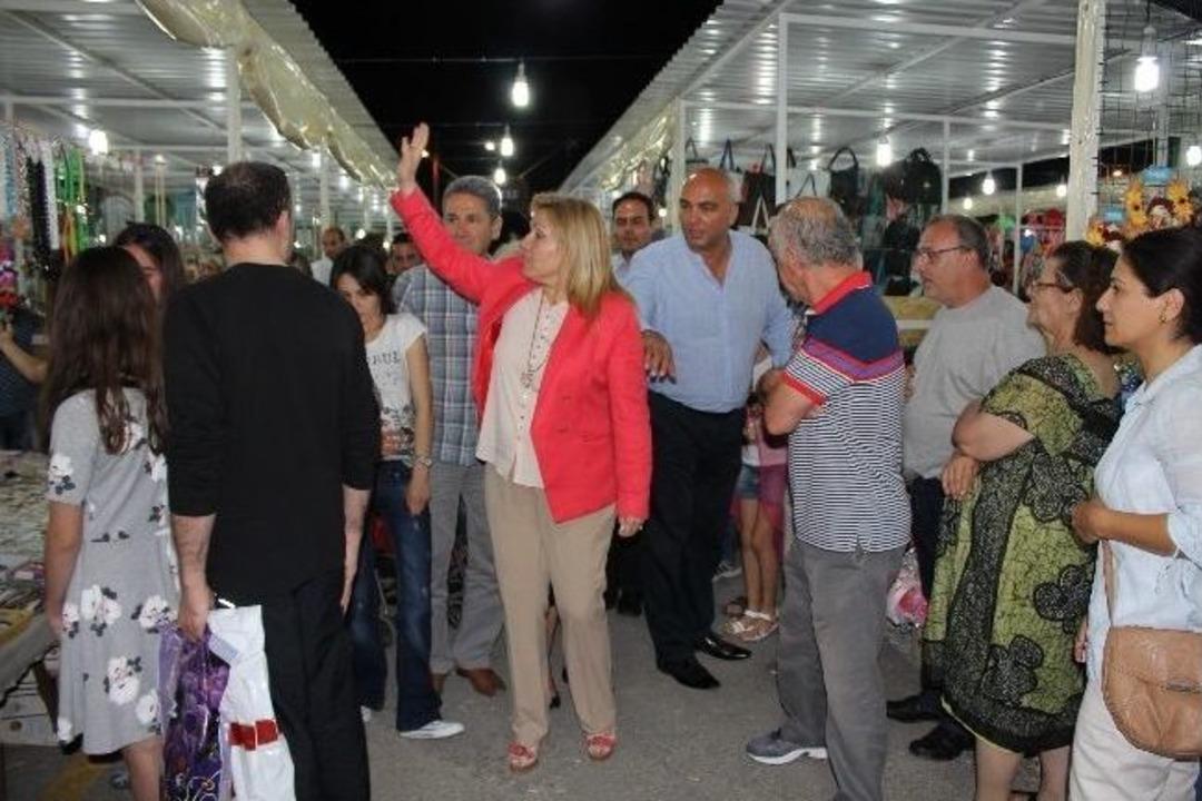 &ldquo;&ccedil;eşmealtı Gece Pazarı&rsquo;na Hayat Geldi