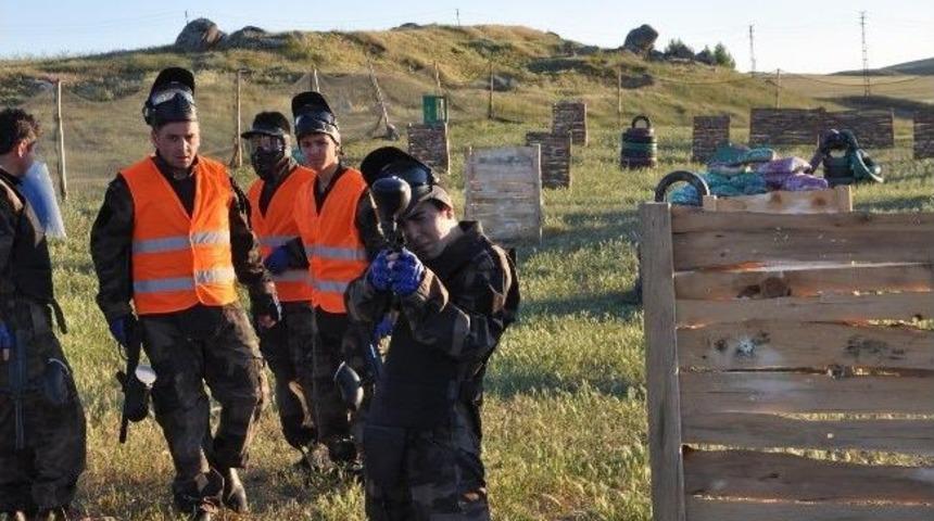 Sorgun&rsquo;lu Gen&ccedil;ler Paintball Oyununa Merak Sardı