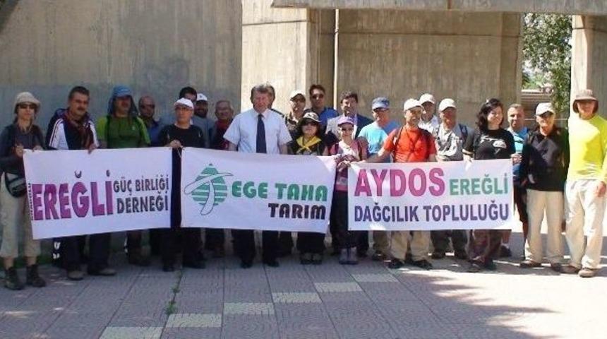 Ereğli&rsquo;de Dağ Gezisi Ve Doğa Y&uuml;r&uuml;y&uuml;ş&uuml; Başladı