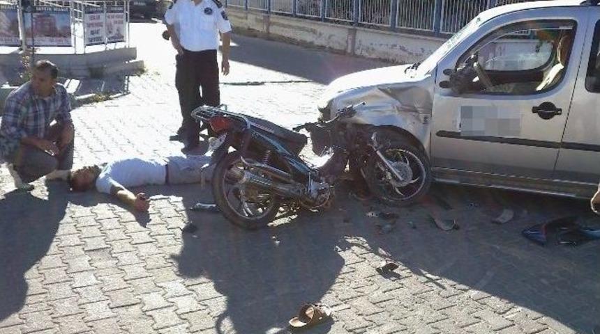 Didim&rsquo;de Motosiklet S&uuml;r&uuml;c&uuml;s&uuml; Yaralandı